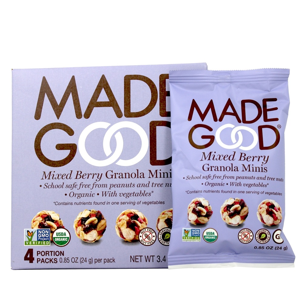 Comprar Granola Minis Orgânica Baga Mista - 4 Bolsas Made Good