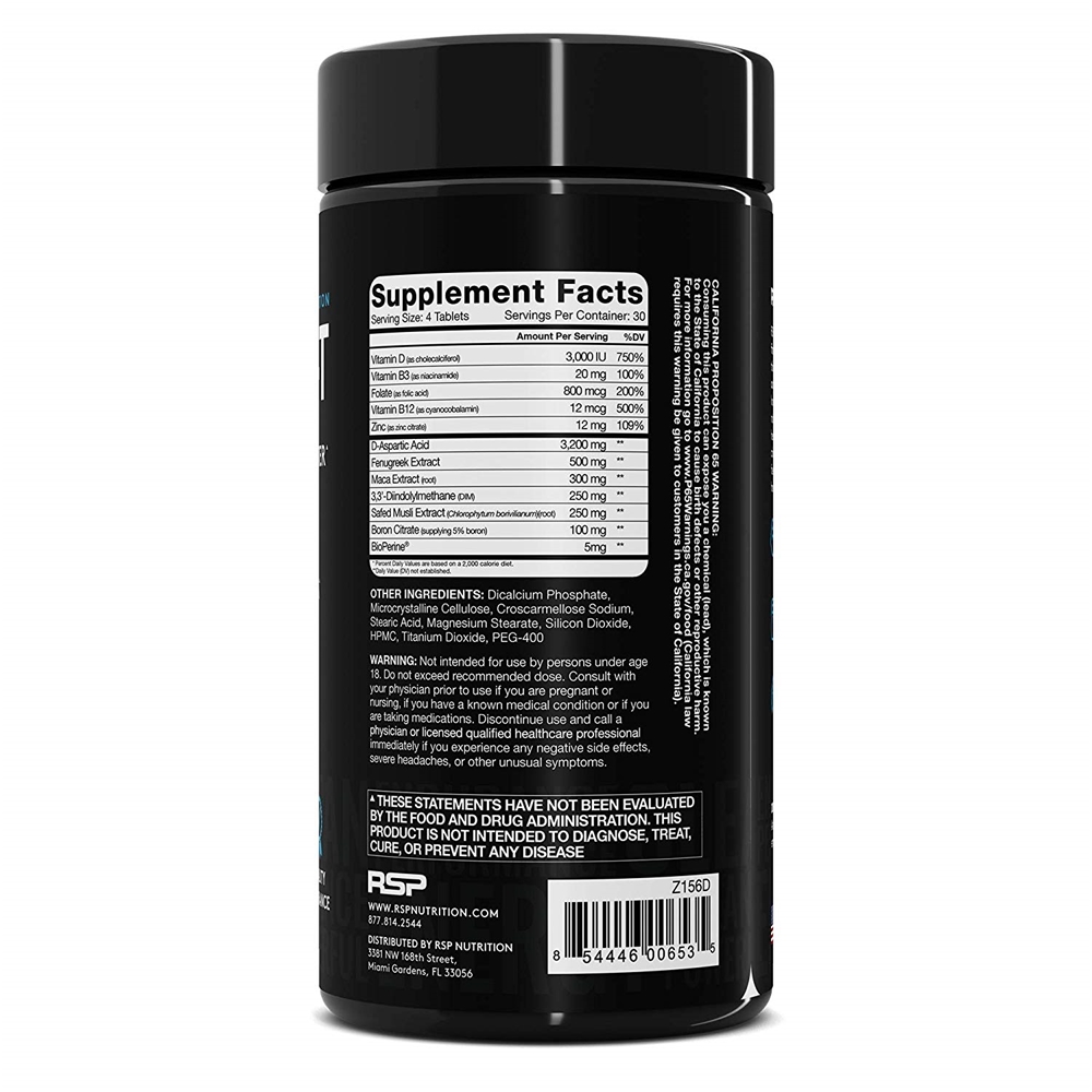 Comprar Fórmula de Otimização de Testosterona Prime-T - 120 Tablets RSP Nutrition - Imagem 2