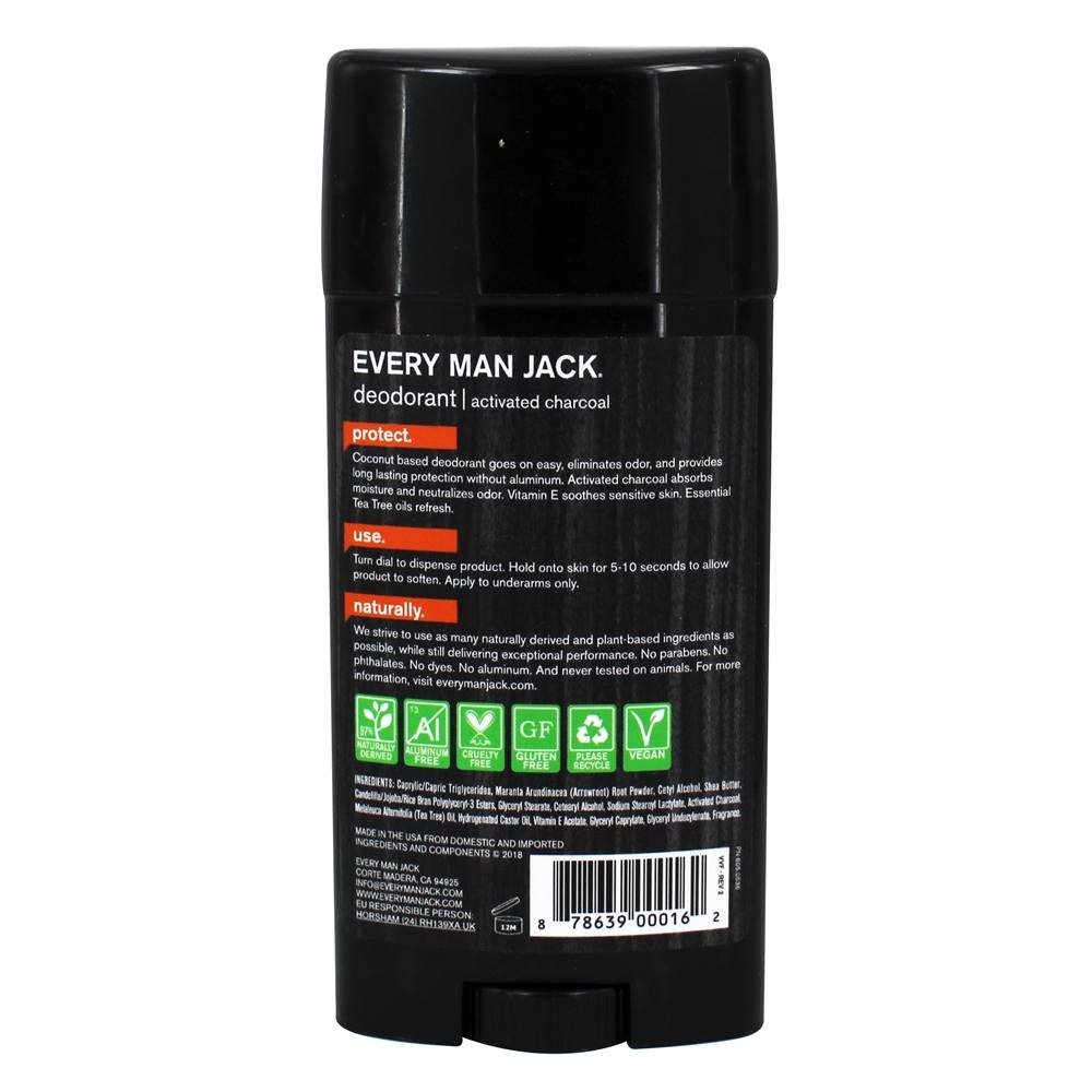 Comprar Carvão De Desodorante Livre De Alumínio - 2.7 oz. Every Man Jack - Imagem 2