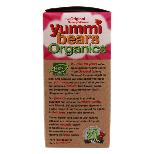 Comprar Yummi Bears Organics Omega 3 - 90 Gummies Hero Nutritionals Products - Imagem 5
