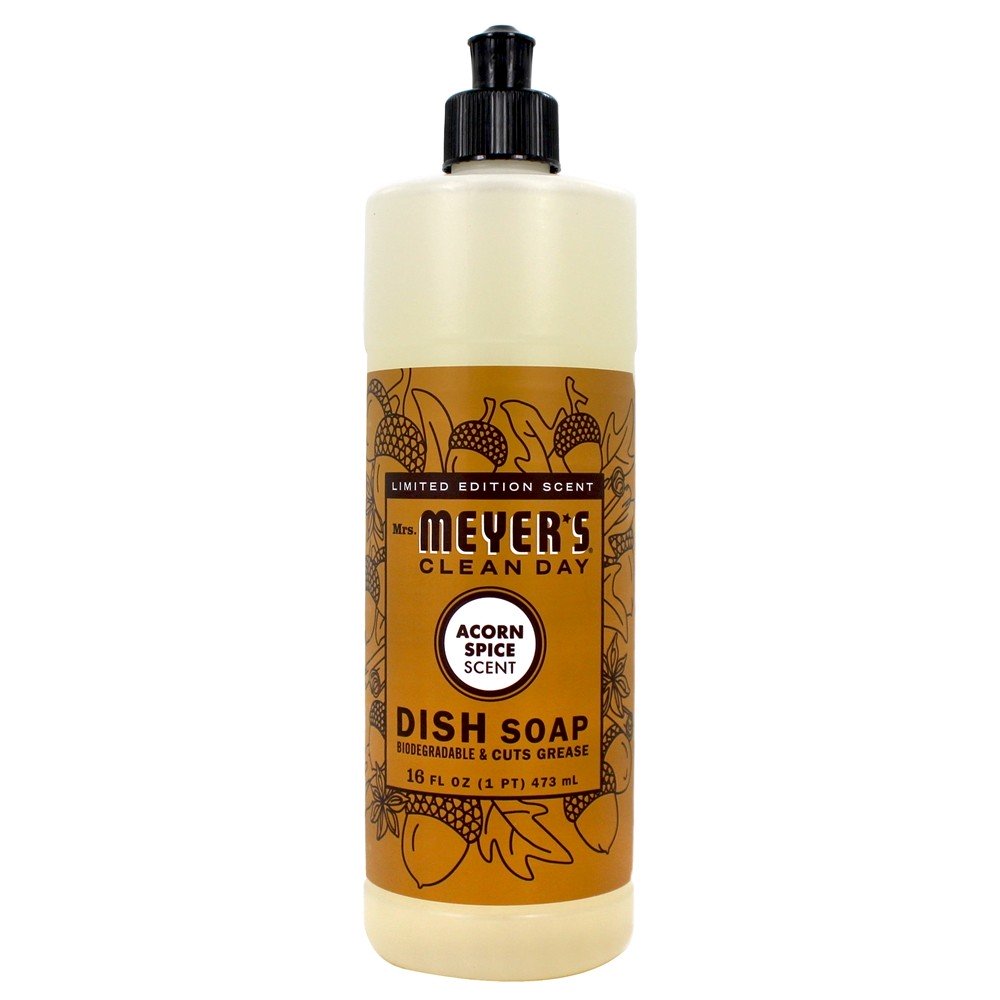 Comprar Dia limpo, prato líquido, sabonete, bolota, tempero - 16 oz. Mrs. Meyer's