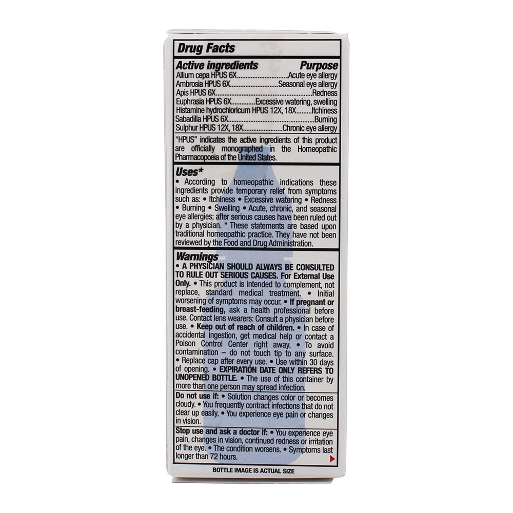 Comprar Alergia olhos alívio estéril colírio - 0.33 fl. oz. TRP Company - Imagem 3