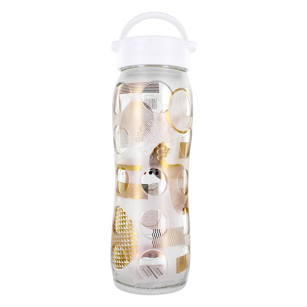 Comprar Garrafa de vidro de hidratação com tampa clássica e manga de silicone moderna - 22 oz. Lifefactory