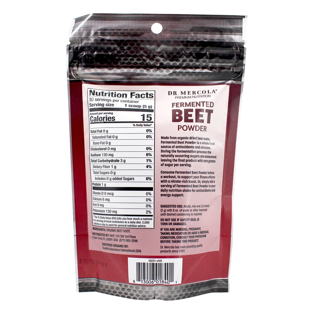 Comprar Pó De Beterraba Fermentado - 5.29 oz. Dr. Mercola - Imagem 2