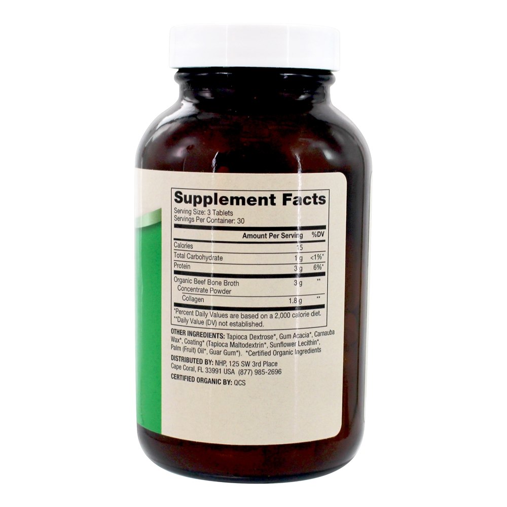 Comprar Colágeno Orgânico do caldo de carne de bovino alimentado com capim - 90 Tablet (s) Dr. Mercola - Imagem 2
