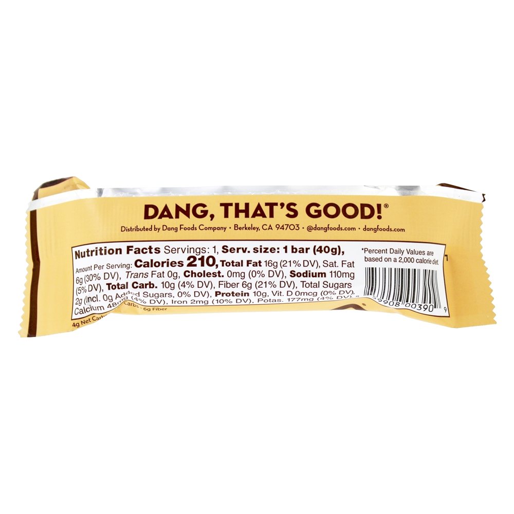 Comprar Planta baseada em Keto Bar Chocolate Mar Sal - 1.4 oz. Dang - Imagem 3