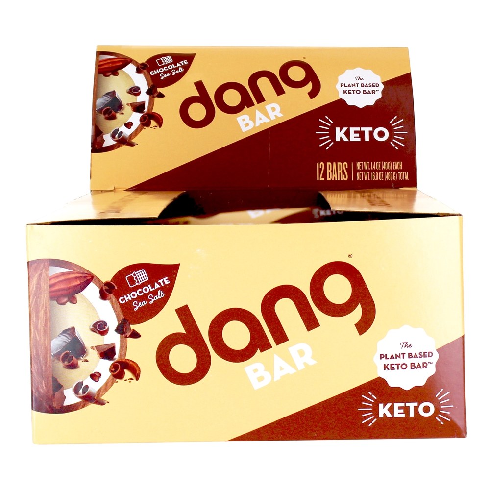 Comprar Sal de mar de chocolate com base em planta Keto Bars - 12 Barras Dang
