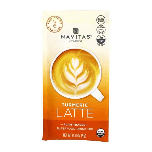 Comprar Mistura orgânica da bebida do Superfood da bebida do Latte - Pacote 10 Navitas Organics - Imagem 5