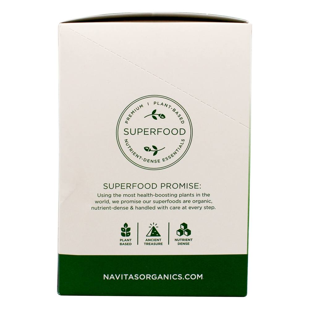Comprar Latte Orgânico Superfood Bebida Mix Matcha - Pacote 10 Navitas Organics - Imagem 2