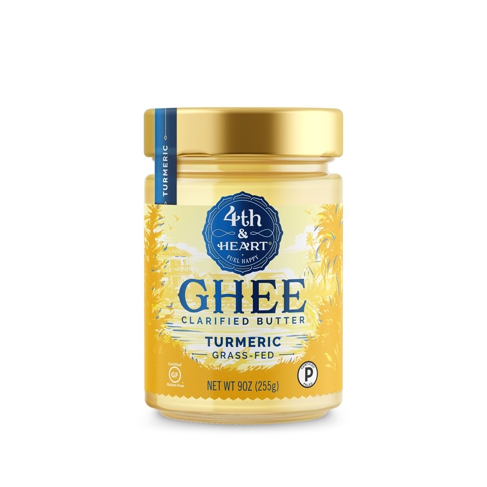 Comprar Grass-Fed Ghee Esterilizado Manteiga Açafrão - 9 oz. 4th & Heart