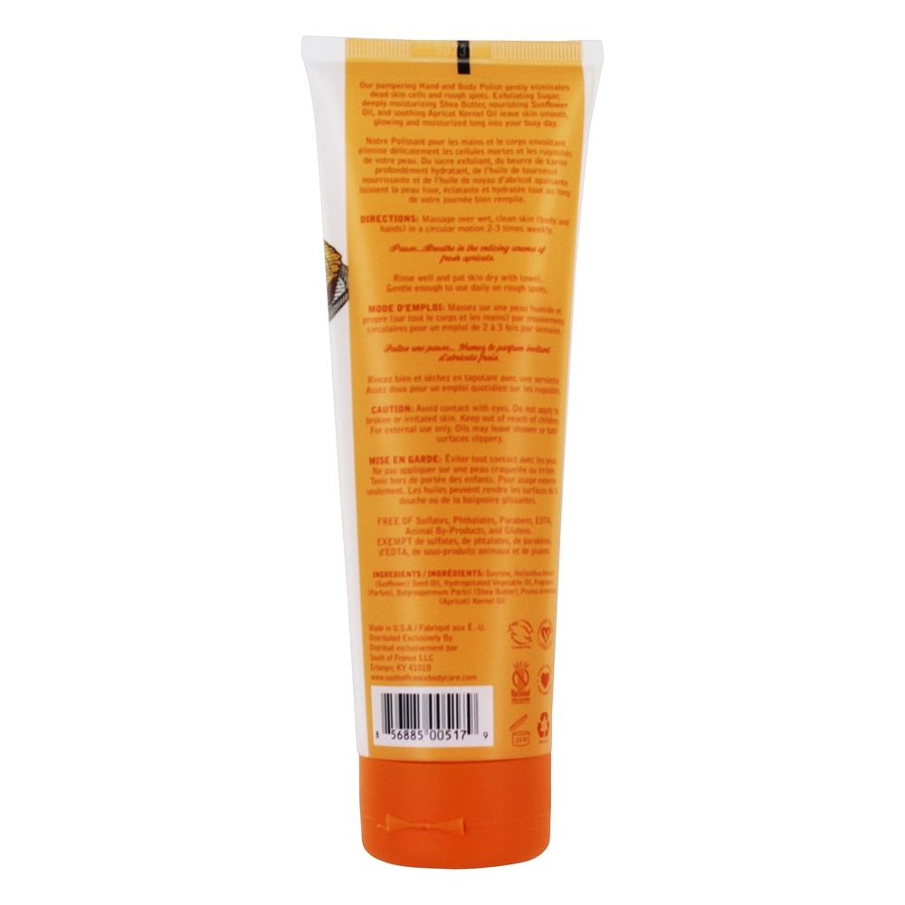 Comprar Polonês de Açúcar Hidratante para Mãos e Corpo Damascos Vitrificados - 8 oz. South of France - Imagem 2