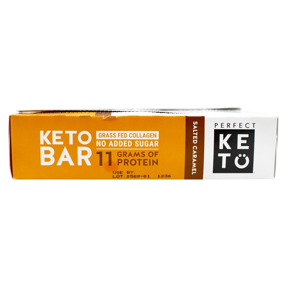 Comprar Keto Bars Box Caramelo Salgado - 12 Barras Perfect Keto - Imagem 3