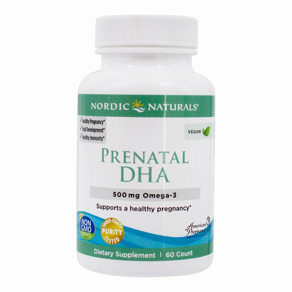 Comprar DHA pré-natal à base de vegetais Vegan Omega - 3 500 mg . - 60 Softgels Nordic Naturals - Imagem 2