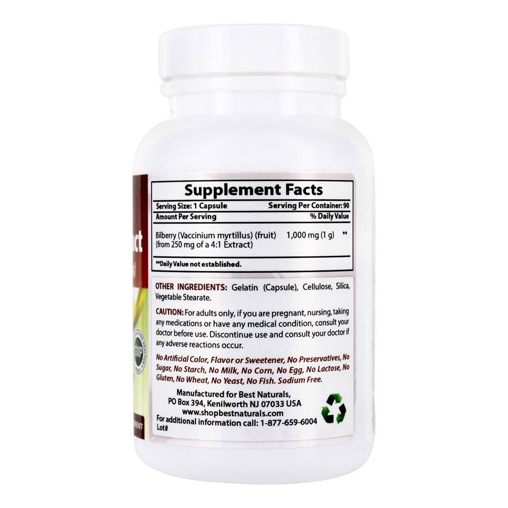 Comprar Fórmula Visual Saudável de Extrato de mg 1000 . - Cápsulas 90 Best Naturals - Imagem 2