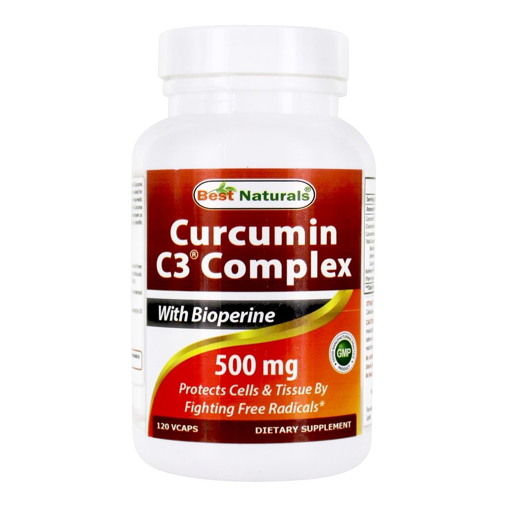 Comprar Curcumin C3 Complex com Bioperine 500 mg . - 120 VCap (s) Best Naturals