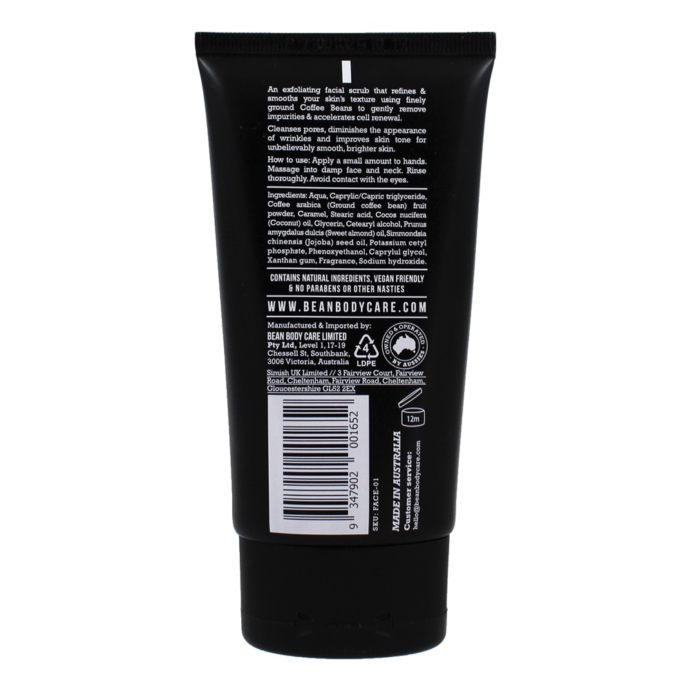 Comprar Esfoliante facial Esfoliante com grãos de café e óleo de coco - 3.4 oz. Bean Body - Imagem 2