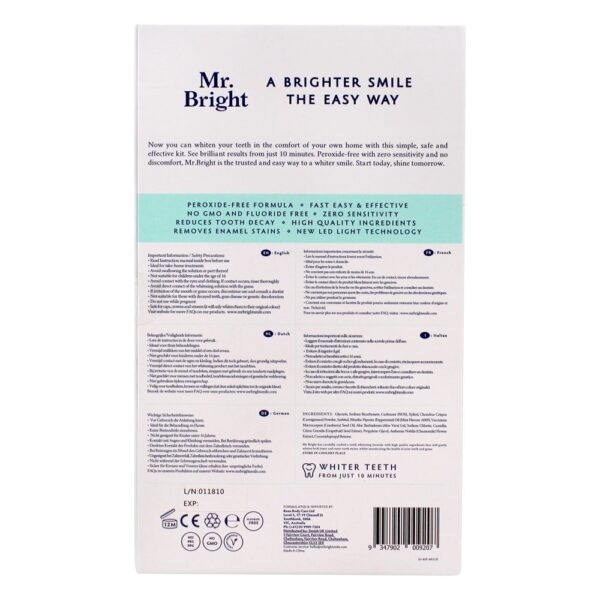 Comprar Kit de Clareamento de Luz LED + Mala de Viagem - 3 Fornecimento da semana Mr. Bright - Imagem 4