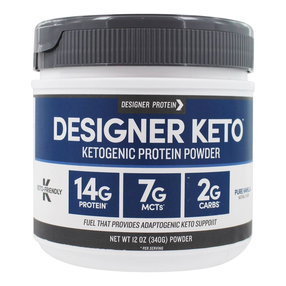 Comprar Designer Keto Proteína Pure Pó Baunilha - 12 oz. Designer Protein