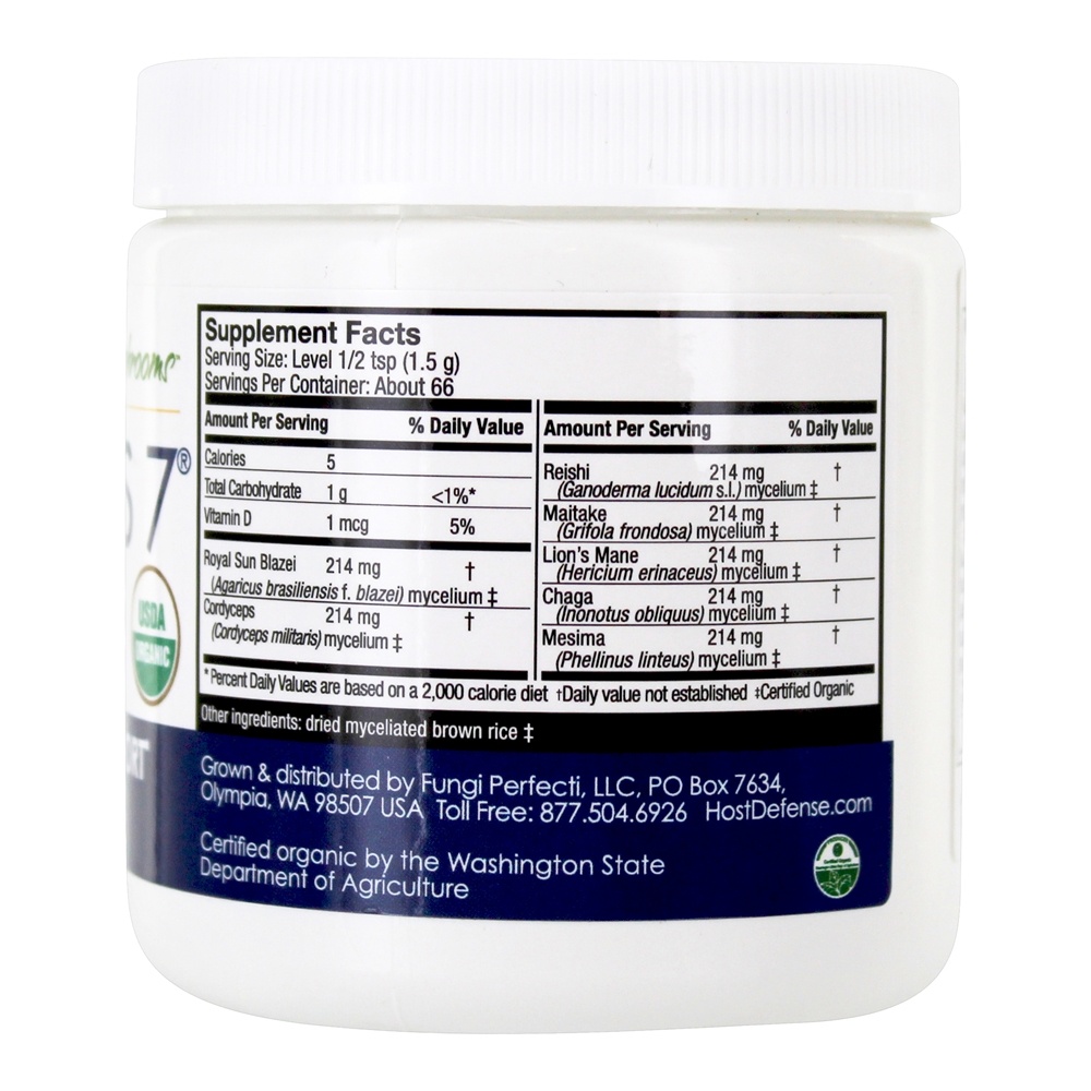 Comprar Stamets 7 Suporte imune diário Pó de micélio de cogumelo - 3.5 oz. Host Defense - Imagem 2