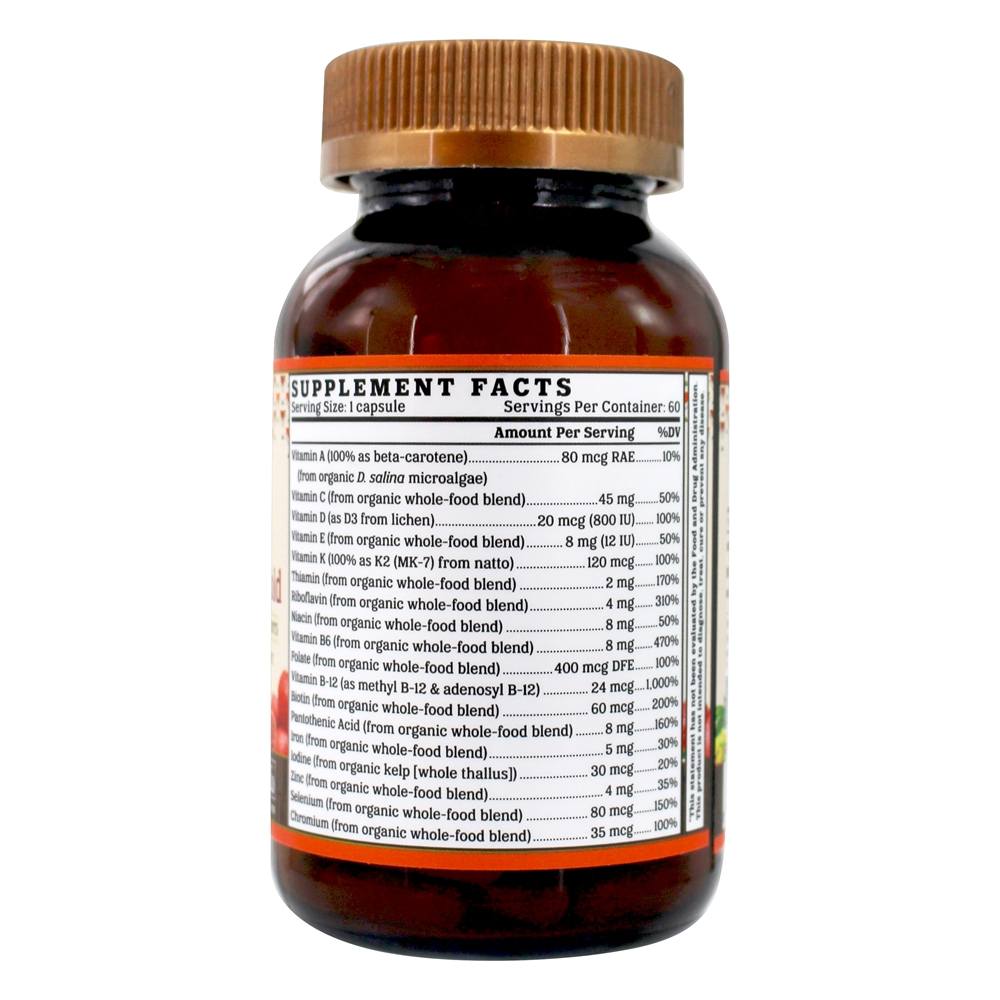 Comprar Um dia inteiro Multi-Nutrientes Nutricionais Baseados em Plantas de Ouro Feminino - Cápsulas 60 Nutrigold - Imagem 2