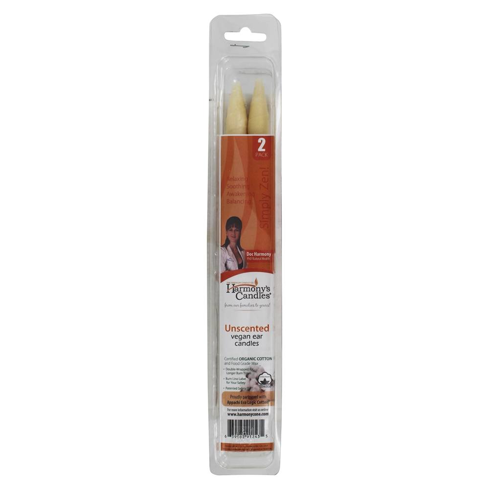 Comprar Velas de ouvido vegano sem perfume - Pacote 2 Harmony's Ear Candles - Imagem 2