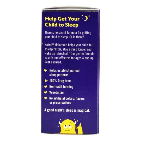 Comprar Kids Melatonin Fast Dissolve Sleep Suporte Morango 1 mg . - 40 Tablets Natrol - Imagem 4