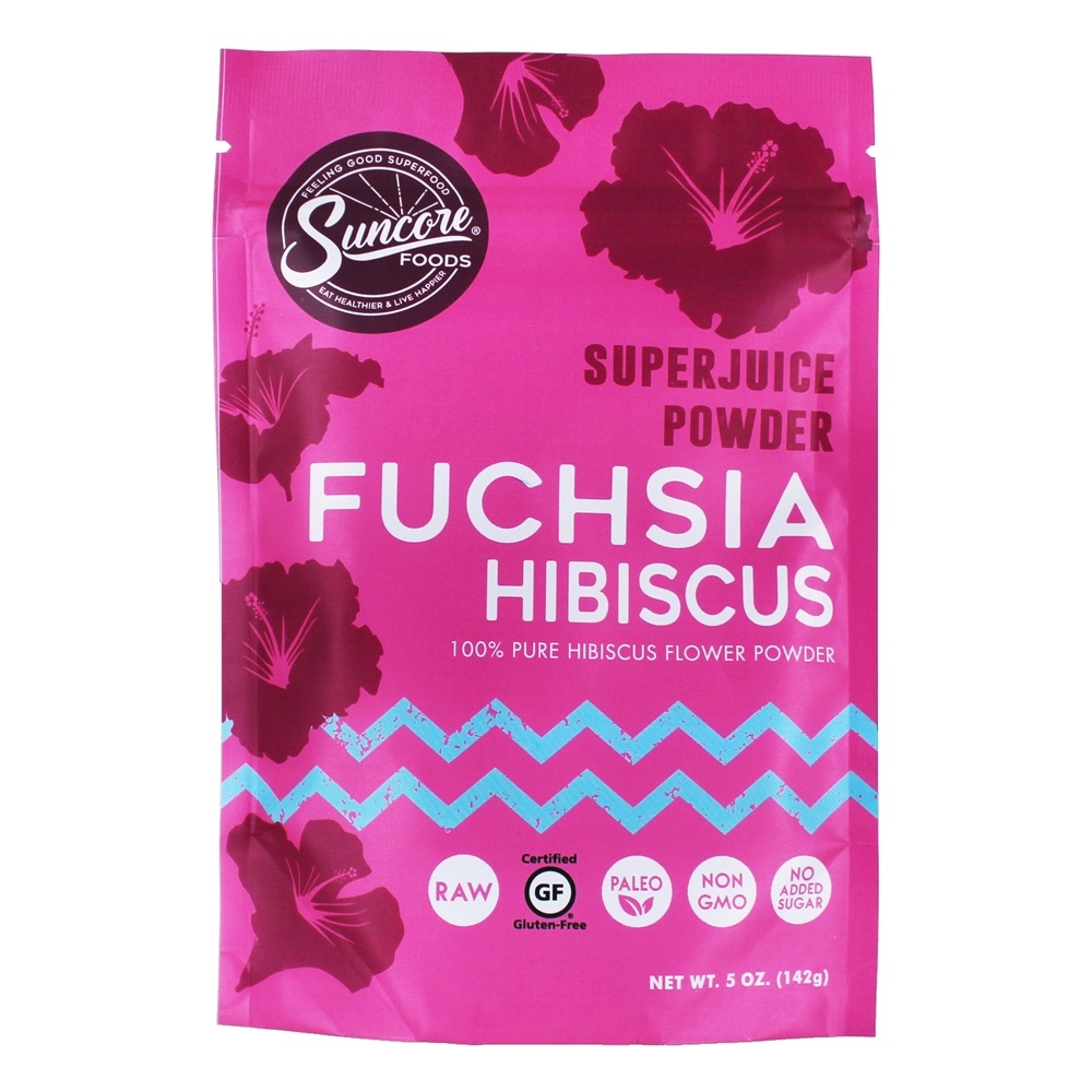 Comprar Super Suco Superfood Em Pó Fúcsia Hibiscus - 5 oz. Suncore Foods