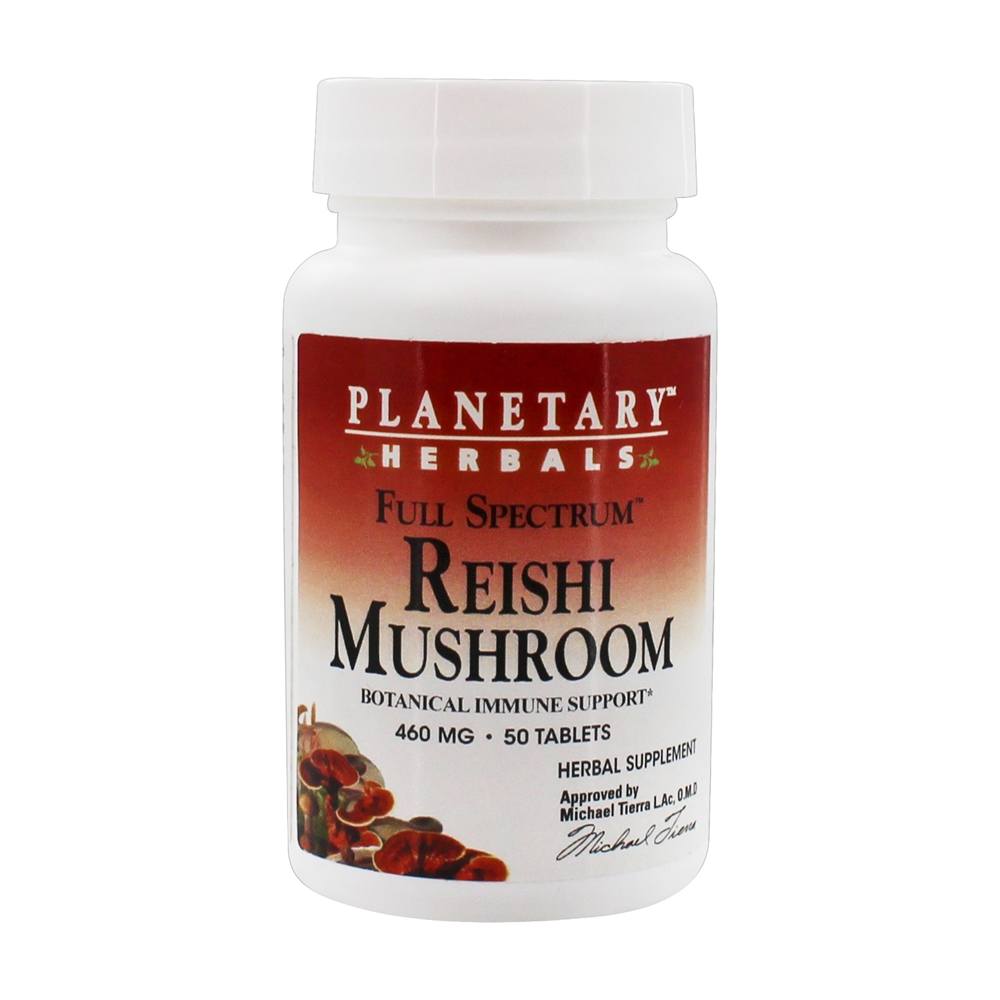 Comprar Full Spectrum Suporte cogumelo botânico cogumelo Reishi 460 mg . - 50 Tablets Planetary Herbals