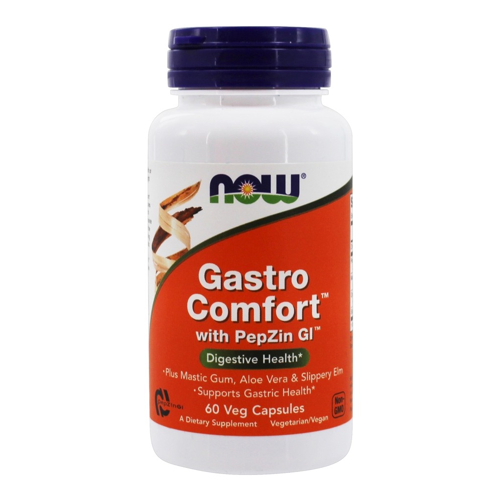 Comprar Gastro Comfort com PepZin GI Digestivo Health Support - Cápsulas NOW Foods 60 NOW Foods