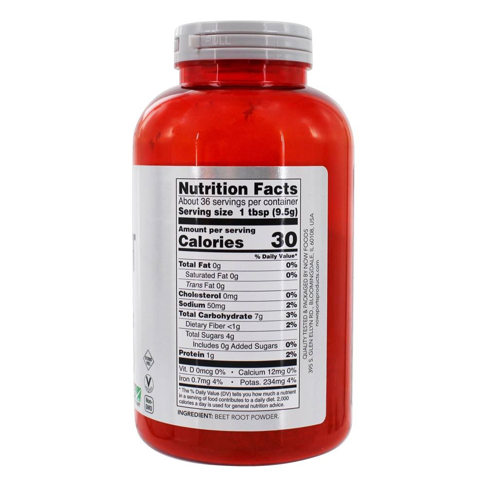 Comprar Now Sports Beet Root Powder - 12 oz. NOW Foods - Imagem 2