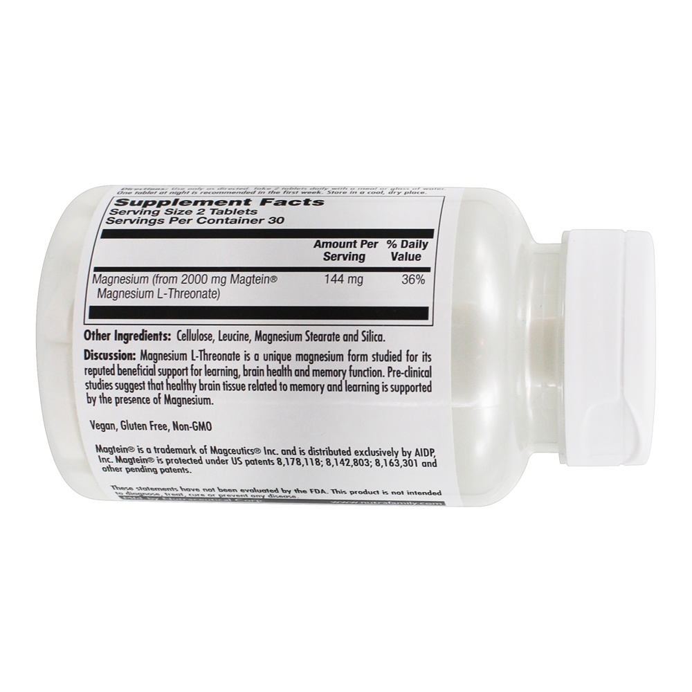 Comprar Pense no Suporte à Função Cerebral de L-Treonato de Magnésio 2000 mg . - 60 Tablets Kal - Imagem 3