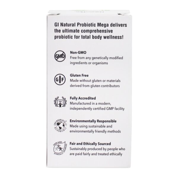 Comprar GI Natural Probiótico Mega 120 Bilhões de UFC - Cápsulas 30 Natures Plus - Imagem 4