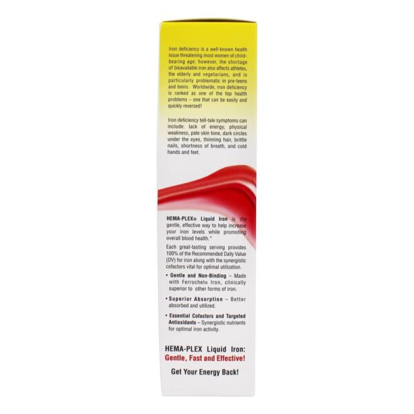 Comprar Hema-Plex Iron Liquid Berry Misturado - 8.5 fl. oz. Natures Plus - Imagem 4