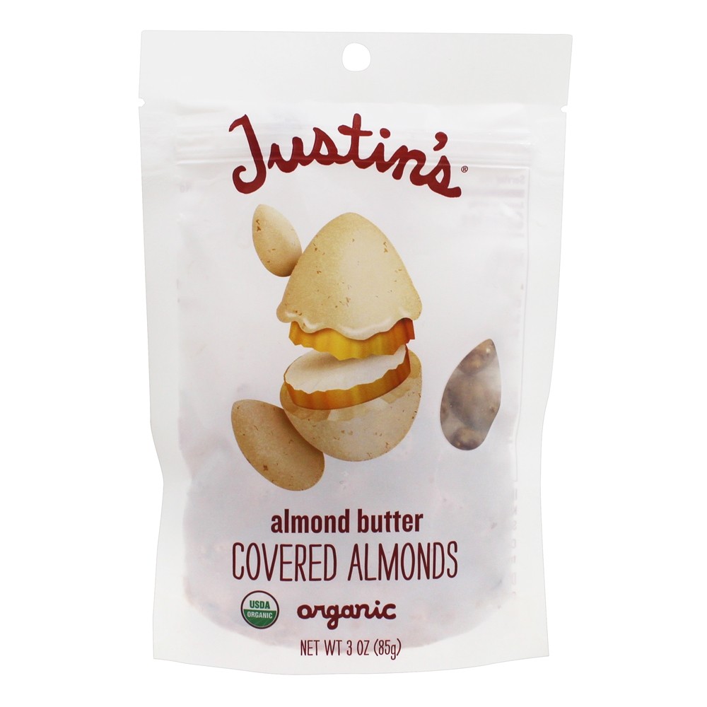 Comprar Amêndoas Cobertas Orgânicas Manteiga Amêndoas - 3 oz. Justin's Nut Butter
