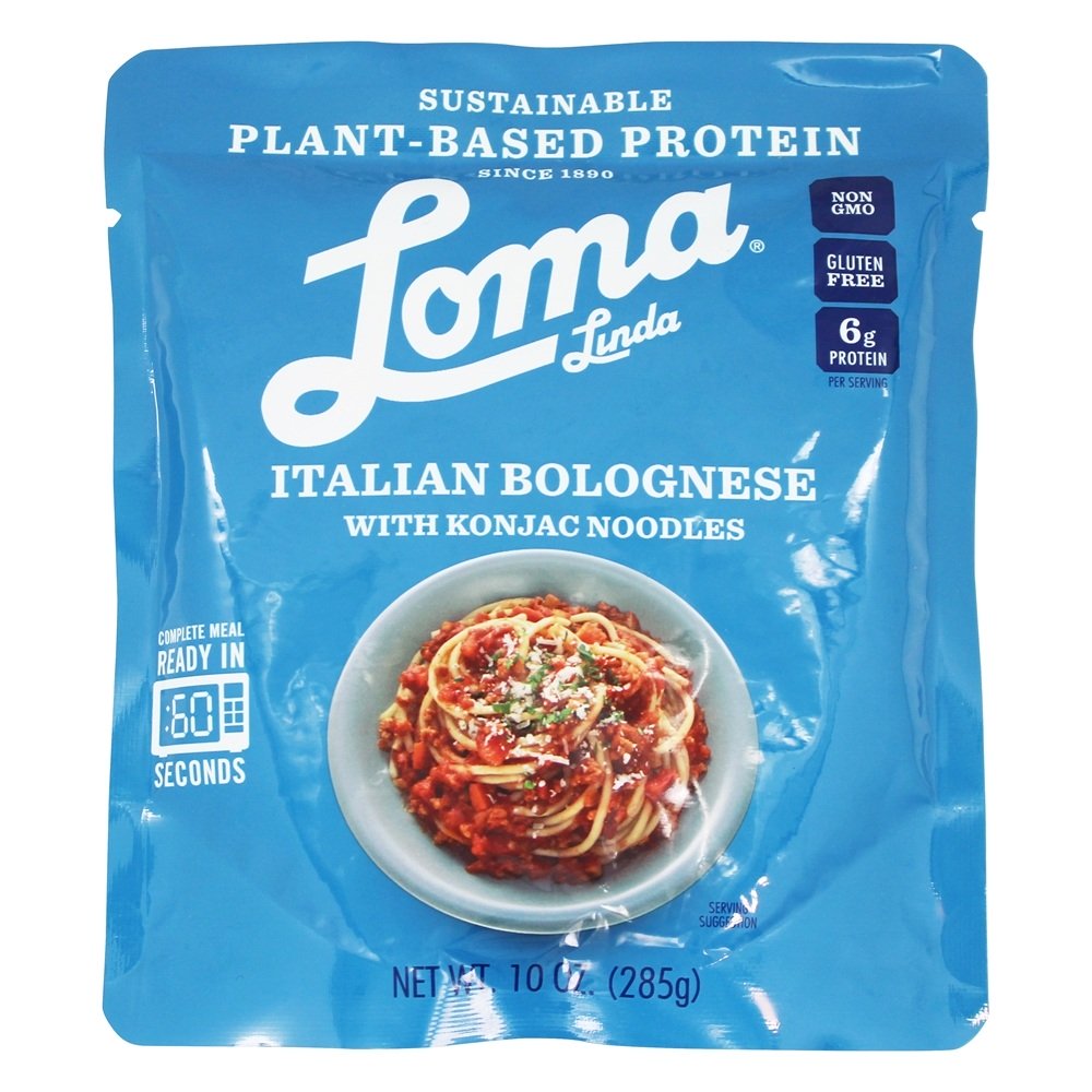 Comprar Bolonhesa italiana vegana com macarrão Konjac - 10 oz. Loma Linda