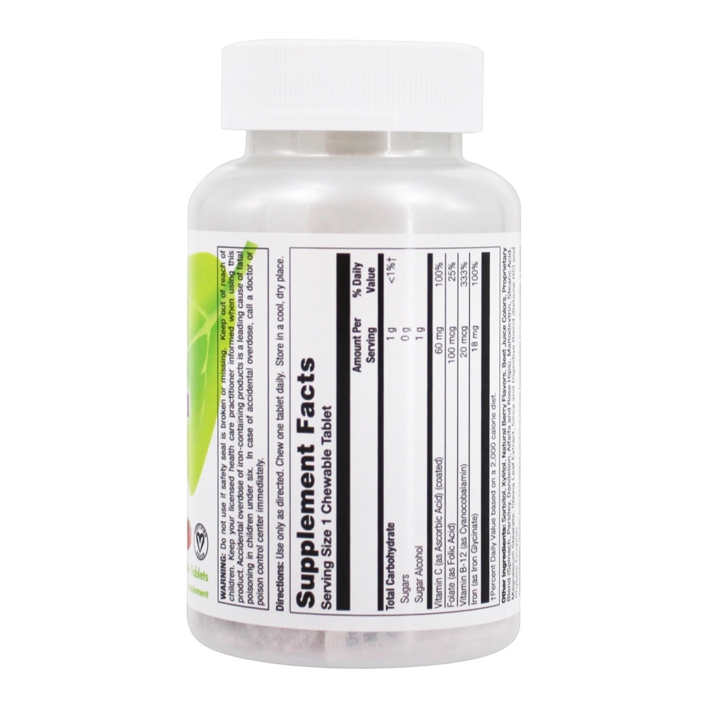 Comprar Ferro Vegano Mastigável Glycinate Berry - 60 comprimidos mastigáveis VegLife - Imagem 2