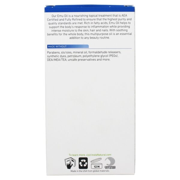 Comprar Hidratante multiuso de óleo de ema - 4 fl. oz. InstaNatural - Imagem 4