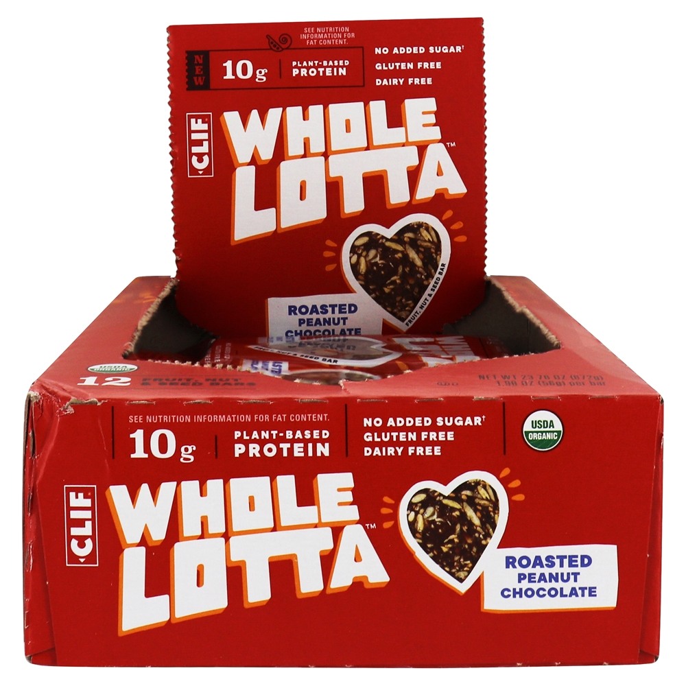 Comprar Todo Lotta Frutas Orgânicas, Nozes & Semente De Barras Caixa De Chocolate De Amendoim Assado - 12 Barras Clif Bar