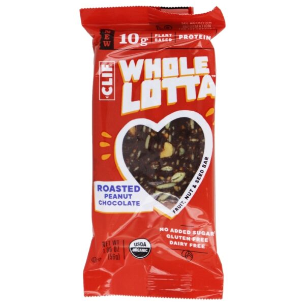 Comprar Todo Lotta Frutas Orgânicas, Nozes & Semente De Barras Caixa De Chocolate De Amendoim Assado - 12 Barras Clif Bar - Imagem 4