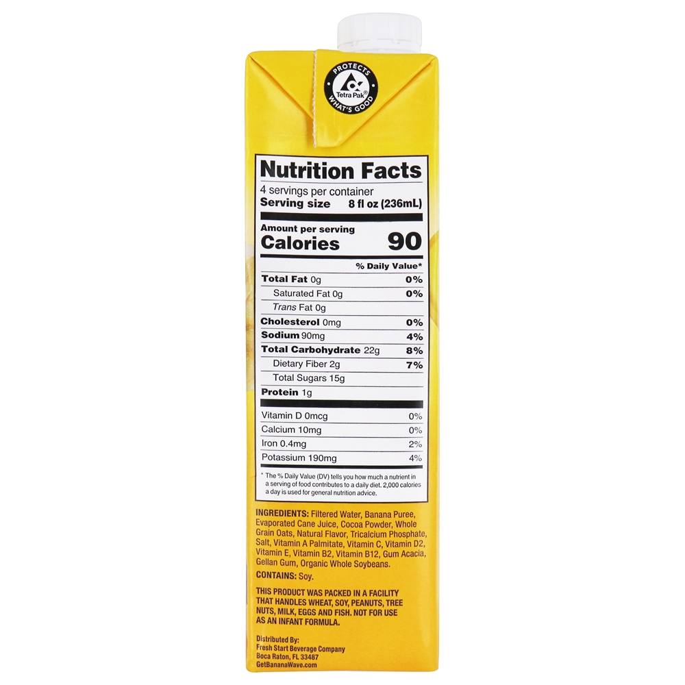 Comprar Chocolate de leite de banana sem leite - 32 fl. oz. Banana Wave - Imagem 2