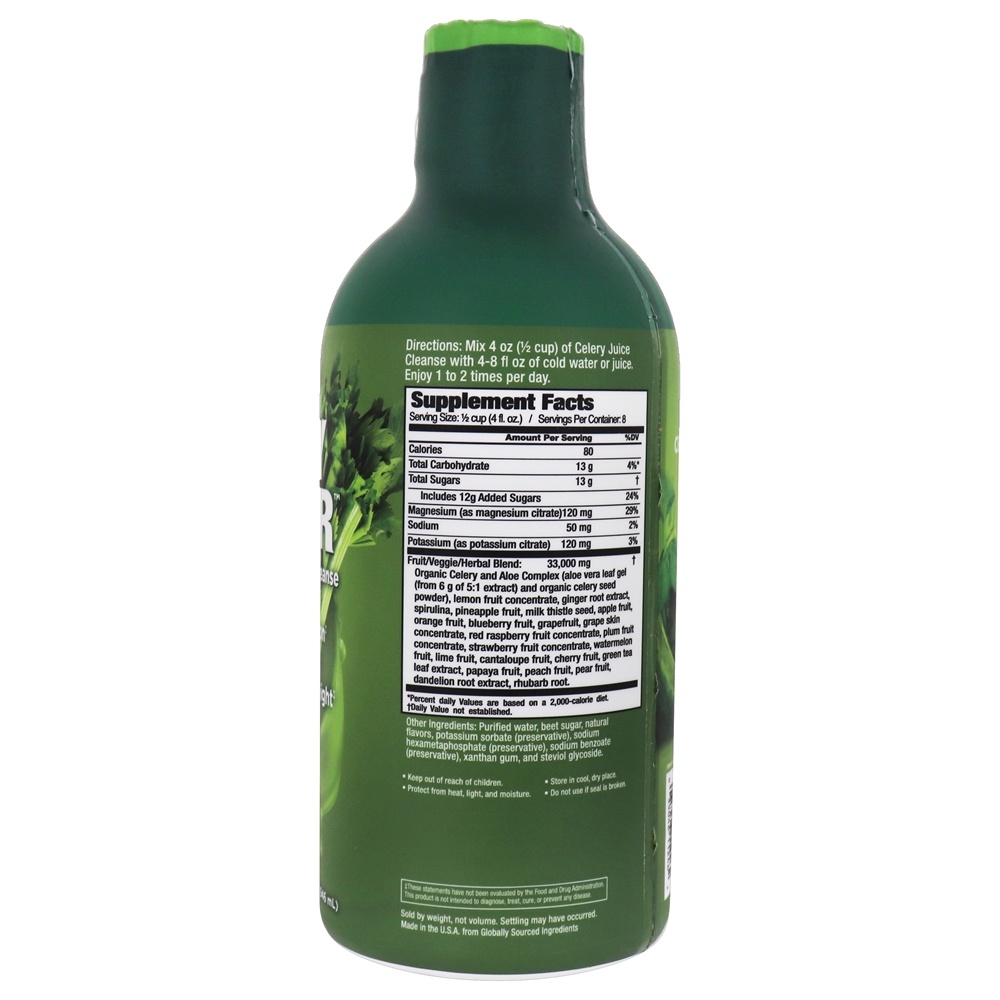 Comprar Aipo suco de alimento orgânico Whole Food Cleanse - 32 fl. oz. Garden Greens - Imagem 2