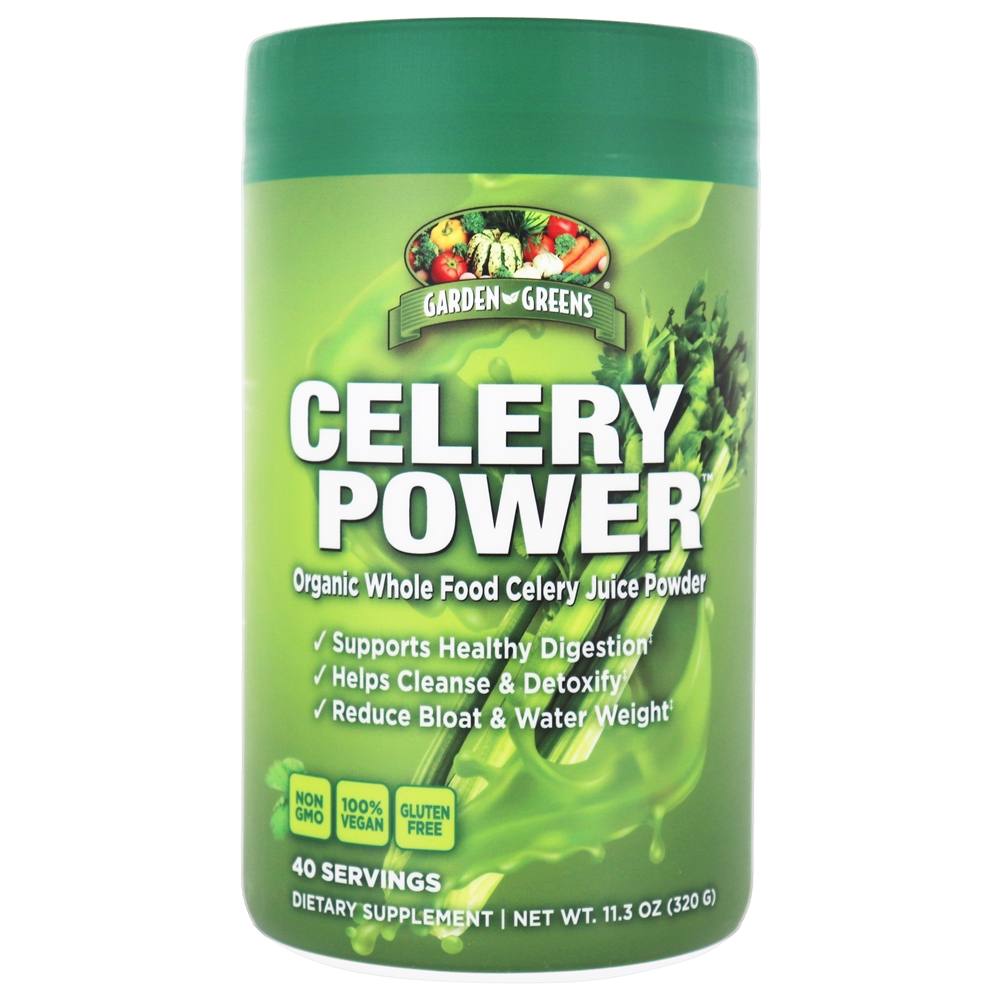 Comprar Aipo poder orgânico Whole Food suco em pó - 11.3 oz. Garden Greens