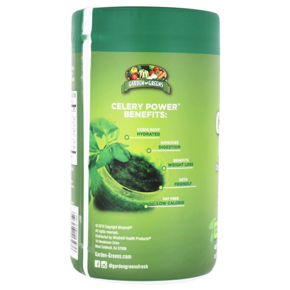 Comprar Aipo poder orgânico Whole Food suco em pó - 11.3 oz. Garden Greens - Imagem 3