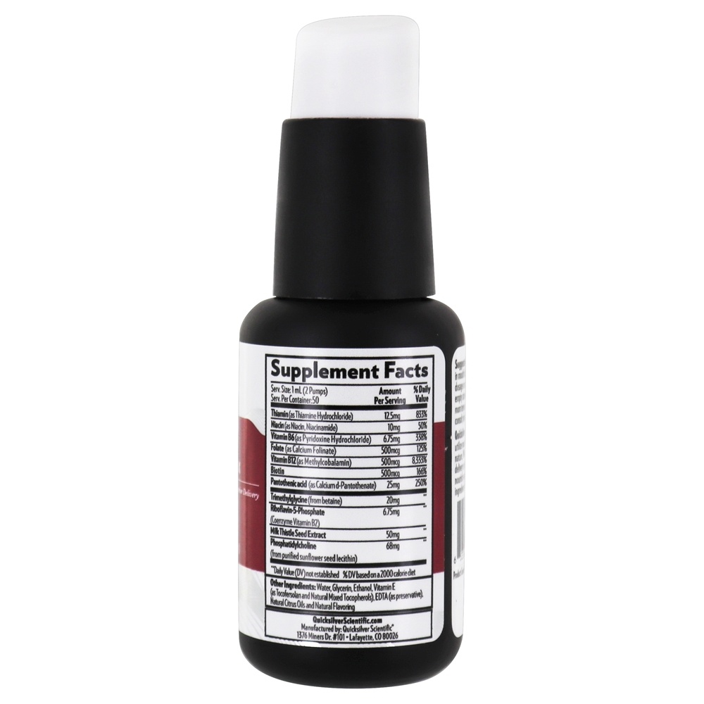 Comprar Pulverizador de complexo b de metilo lipossomal - 1.7 fl. oz. Quicksilver Scientific - Imagem 2