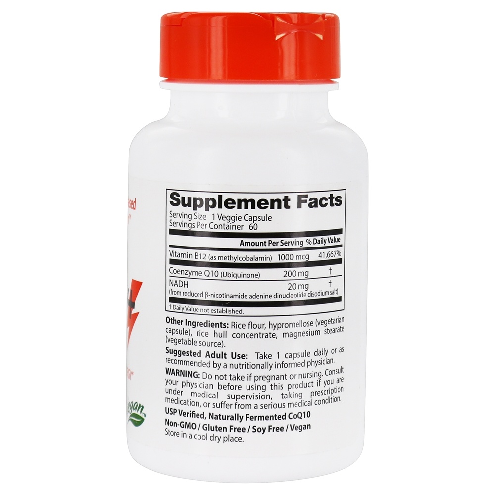 Comprar Energia + CoQ10, NADH e B12 - 60 Cápsula (s) vegetal (s) Doctor's Best - Imagem 2