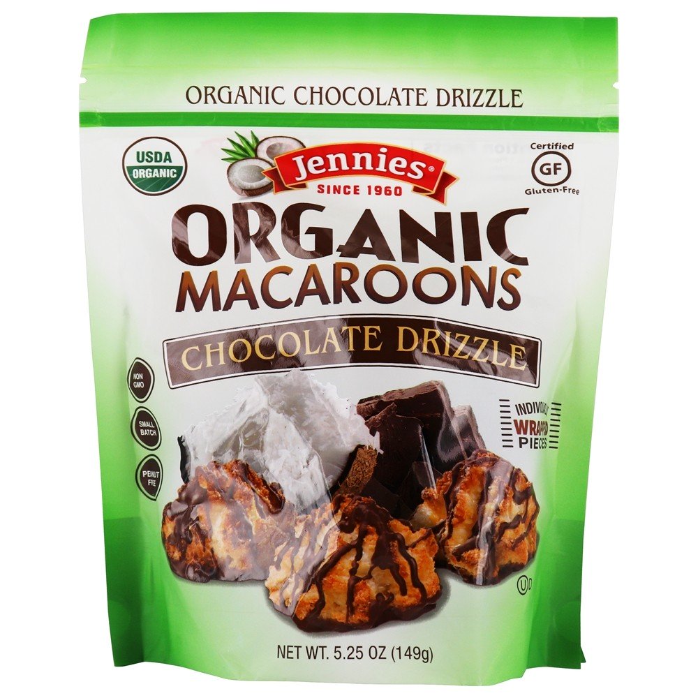 Comprar Macaroons Orgânicos Garoa De Chocolate - 5.25 oz. Jennies