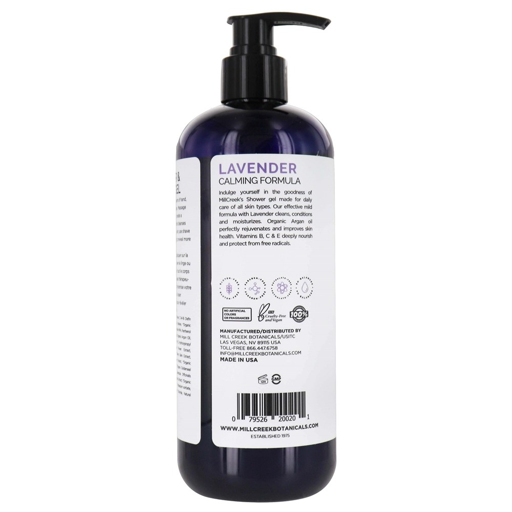 Comprar Shower & Shave Gel Calmante Fórmula Lavanda - 14 fl. oz. Mill Creek Botanicals - Imagem 3