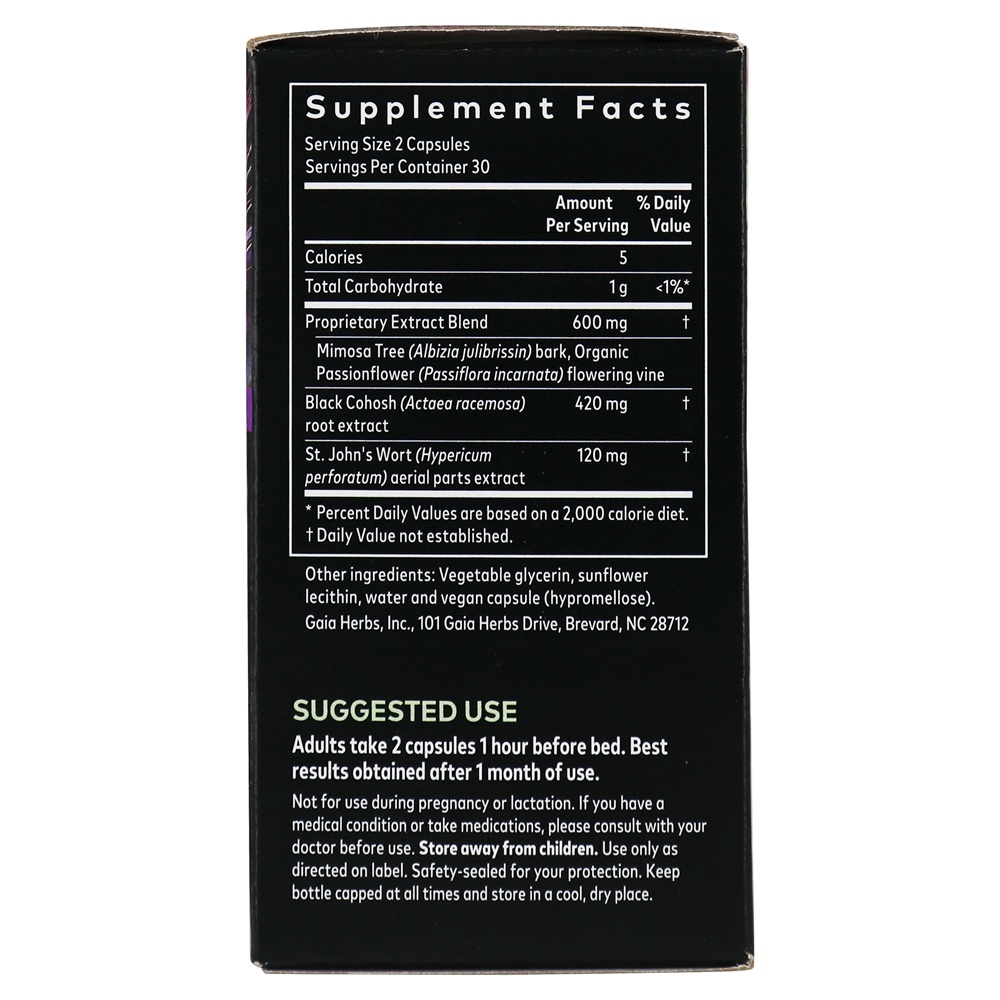 Comprar Conforto Noturno Feminino - Cápsulas Vegan 60 Gaia Herbs - Imagem 3
