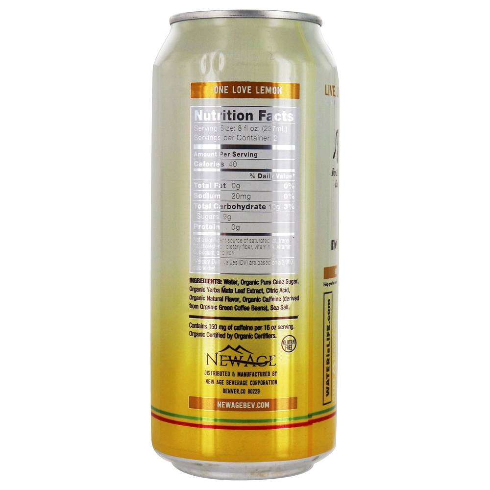 Comprar Orgânico Yerba Mate One Love Lemon - 15.5 fl. oz. Marley - Imagem 2