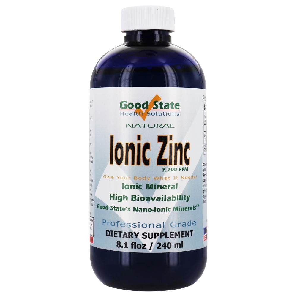 Comprar Zinco Iónico Líquido Natural 7200 Ppm - 8.1 fl. oz. Good State